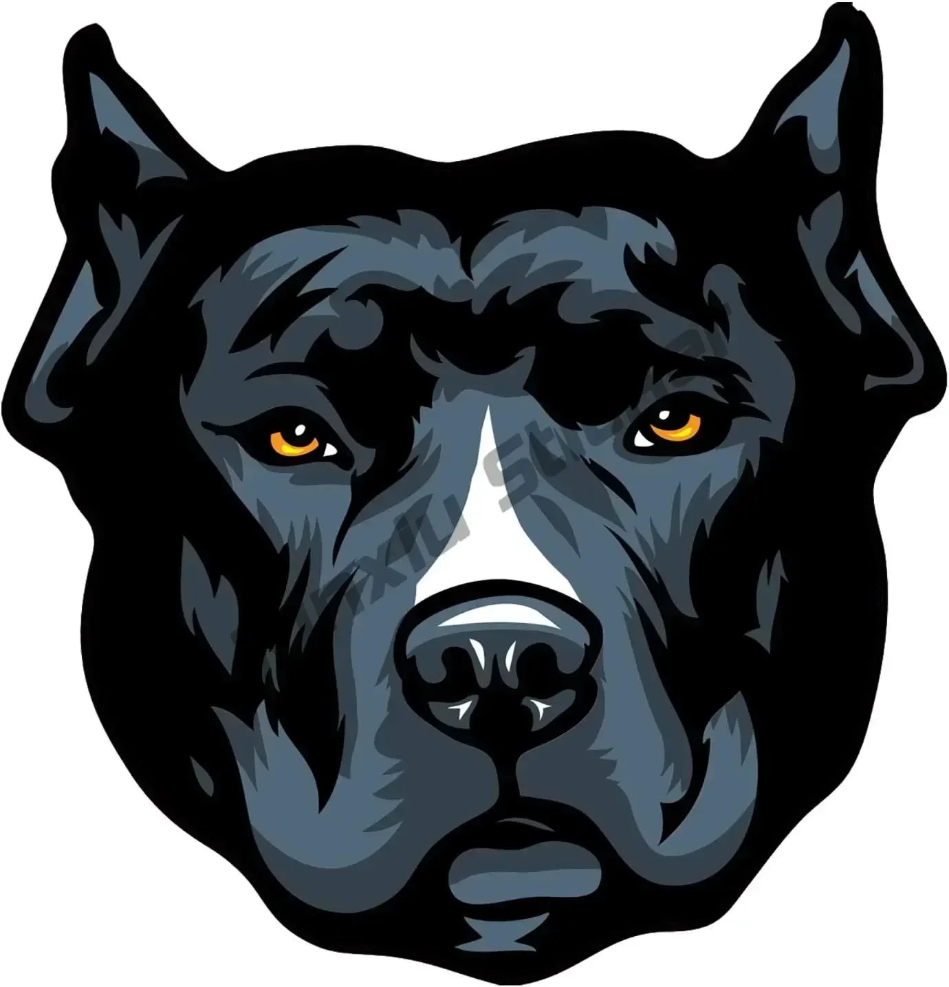 13CM Bulldog Decal Bull Terrier Car Sticker for Car Phone Bumper Decal Reflective Stickers Waterproof Car Styling Pet Dog Decal