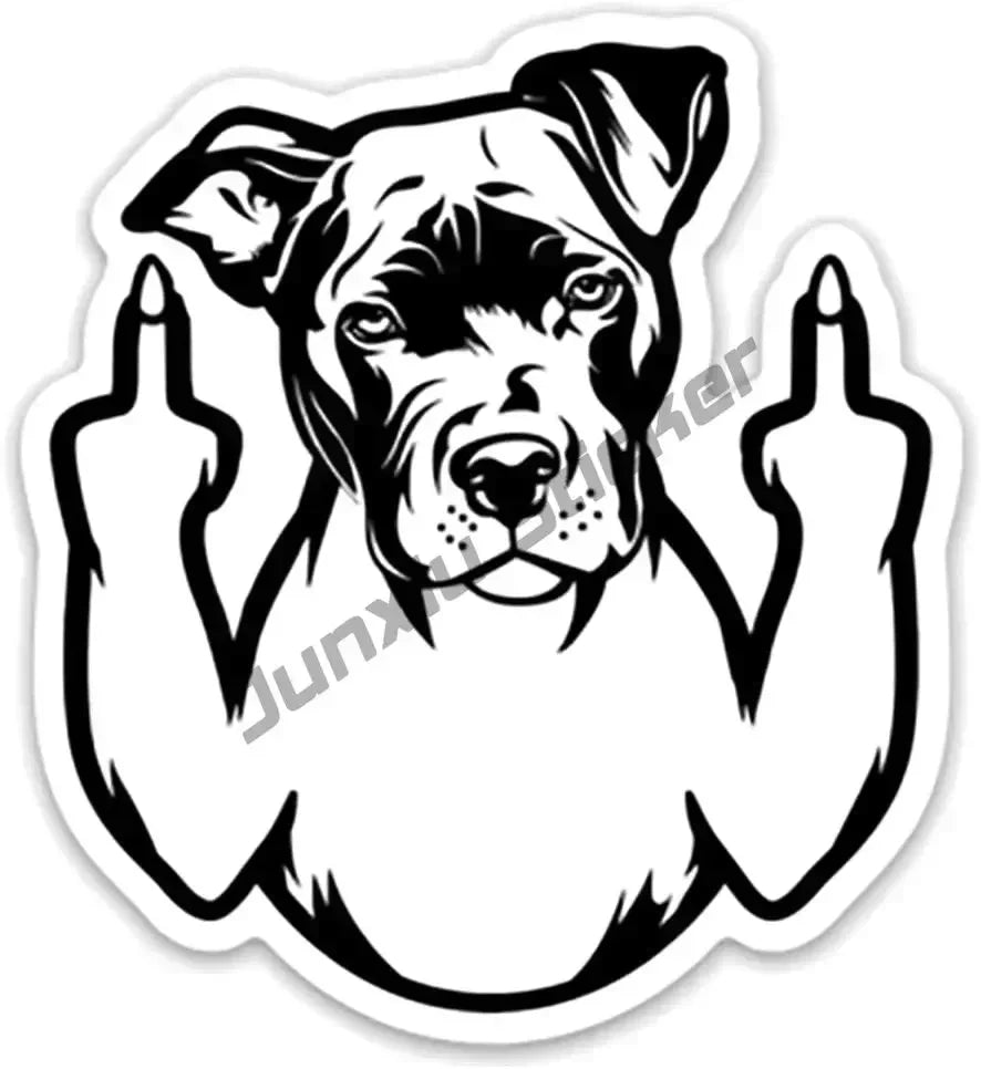 13CM Bulldog Decal Bull Terrier Car Sticker for Car Phone Bumper Decal Reflective Stickers Waterproof Car Styling Pet Dog Decal