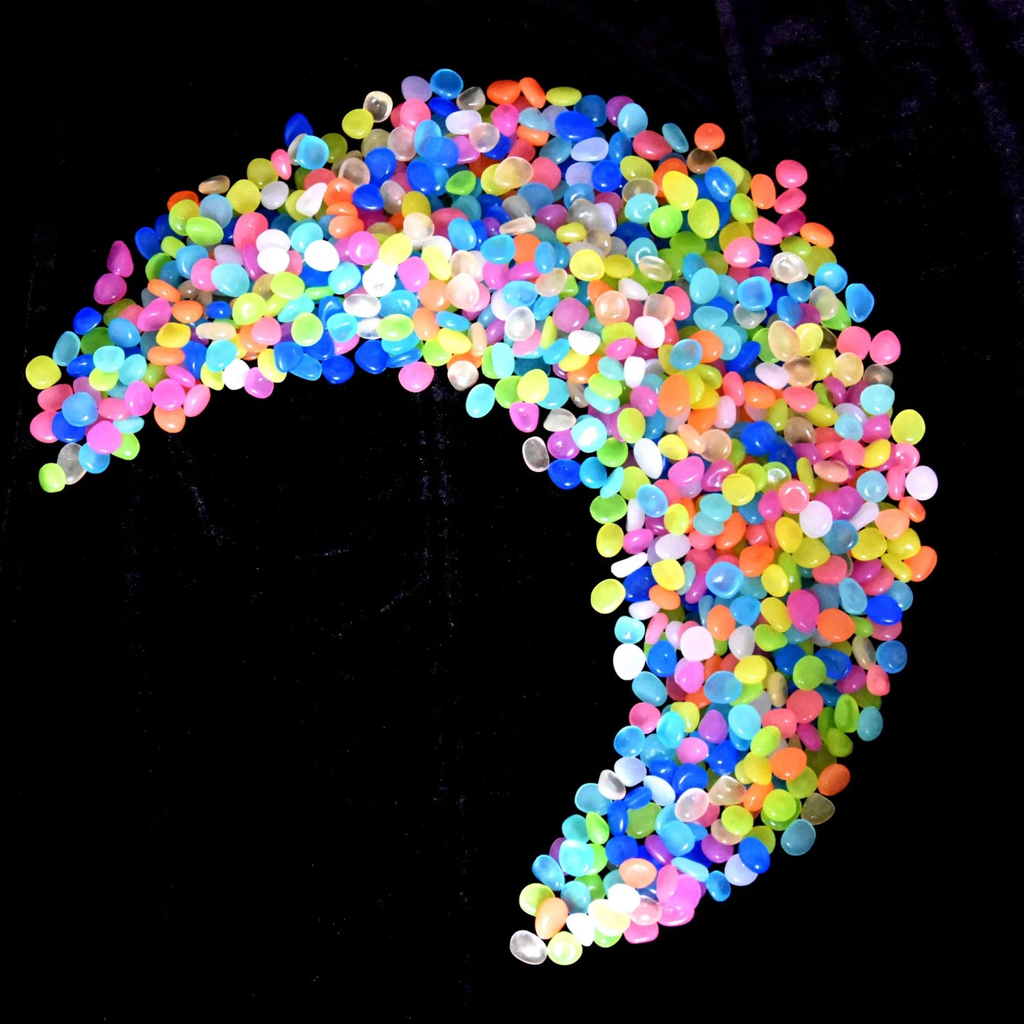 100 Pcs Luminous Rock, Stone Luminous Dark Garden Pebbles, Sidewalk Fish Tank Decoration, Aquariums, Fish Tanks loom