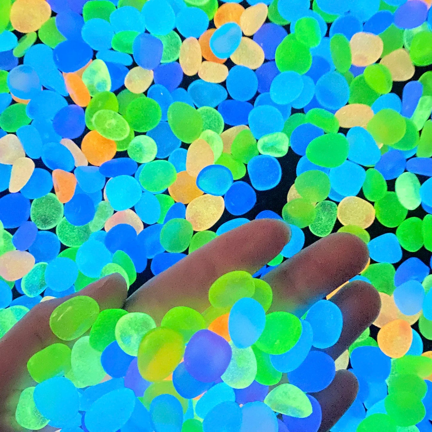 100 Pcs Luminous Rock, Stone Luminous Dark Garden Pebbles, Sidewalk Fish Tank Decoration, Aquariums, Fish Tanks loom