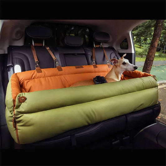 1 Portable Pet Car Seat with Stain and Scratch Protection, Easy to Clean Small to Medium Dog Travel Carrier, Pet Car Kennel