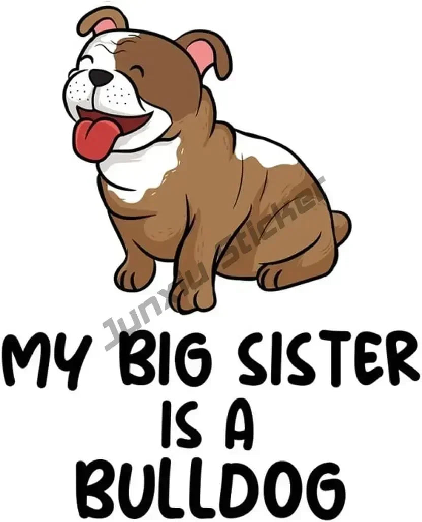 13CM Bulldog Decal Bull Terrier Car Sticker for Car Phone Bumper Decal Reflective Stickers Waterproof Car Styling Pet Dog Decal
