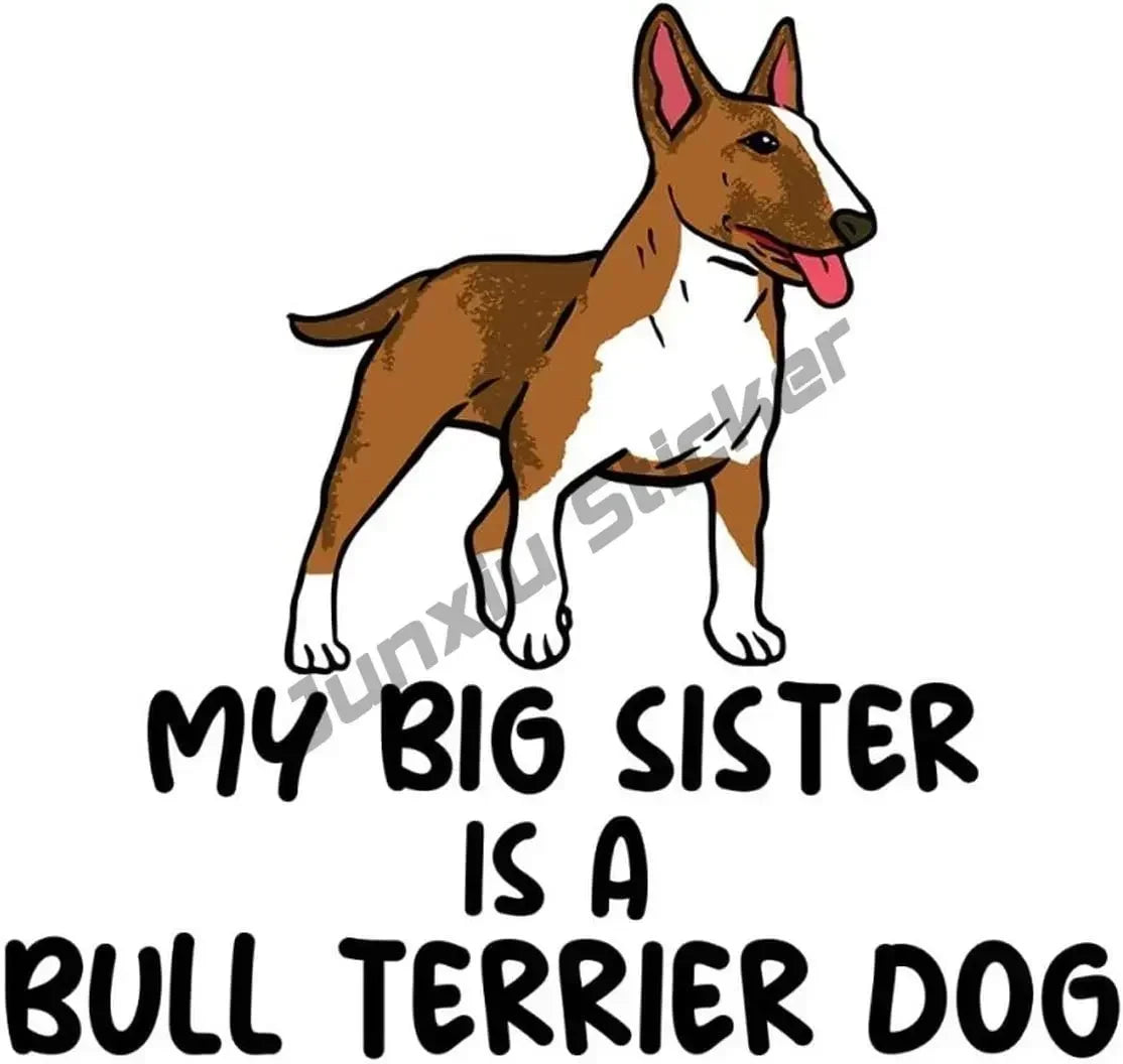 13CM Bulldog Decal Bull Terrier Car Sticker for Car Phone Bumper Decal Reflective Stickers Waterproof Car Styling Pet Dog Decal