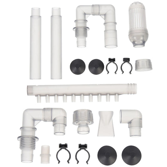 1 Set Fish Tank Filter Water Tubing Smooth Bend Design Premium Materials Easy Installation Portable Aquarium Outflow Pipe Intake