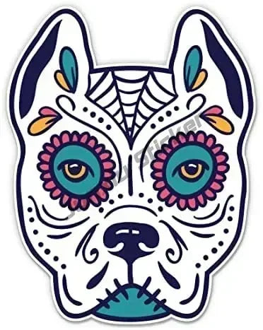13CM Bulldog Decal Bull Terrier Car Sticker for Car Phone Bumper Decal Reflective Stickers Waterproof Car Styling Pet Dog Decal